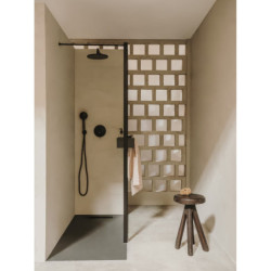 Sprchová a vanová baterie Roca Ona bez podomítkového tělesa černá A5A0B9ENB0