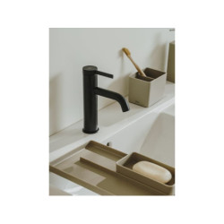 Umyvadlová baterie Roca Ona s výpustí černá A5A309ENB0