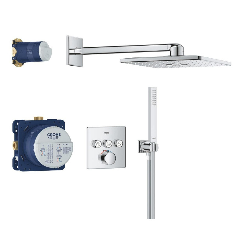 Sprchový systém GROHE SmartControl včetně podomítkového tělesa chrom 34873000