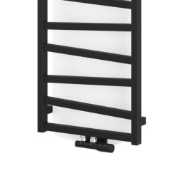 Radiátor kombinovaný House Level ZET 133,4x50 cm matná černá HLZE1330050S905SP