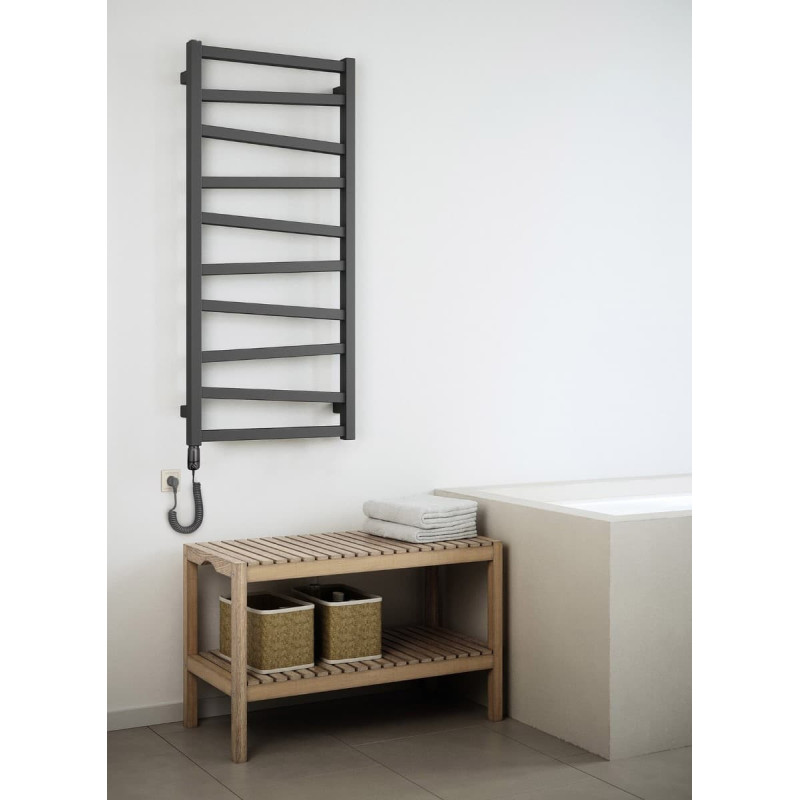 Radiátor elektrický House Level ZET 188x50 cm matná černá HLZE1810050S905EL