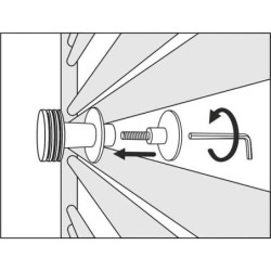 Háček k radiátoru House Level 2x2 cm leštěná nerez 00-2010-003