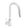 Dřezová baterie SAT sklopné rameno chrom SATBSD289K