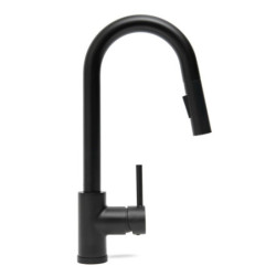 Dřezová baterie SAT sklopné rameno černá matná SATBSD289KC