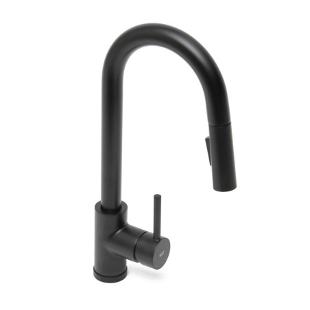 Dřezová baterie SAT sklopné rameno černá matná SATBSD289KC