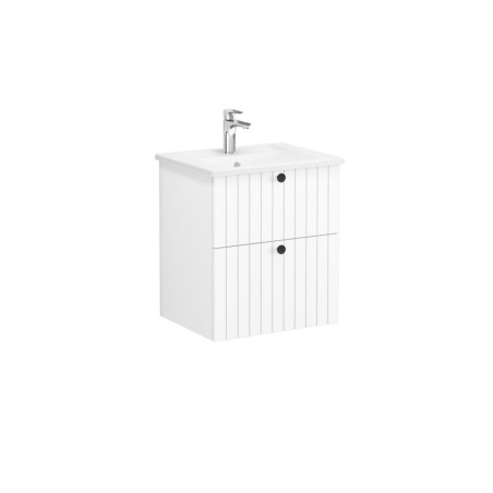 Koupelnová skříňka s umyvadlem VitrA Root 60x67x46 cm bílá mat ROOTG60WINTS