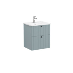 Koupelnová skříňka s umyvadlem VitrA Root 60x67x46 cm zelená mat ROOTG60GINTS