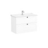 Koupelnová skříňka s umyvadlem VitrA Root 100x67x46 cm bílá mat ROOTC100WINTC