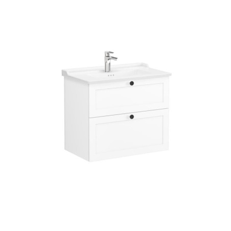 Koupelnová skříňka s umyvadlem VitrA Root 80x67x46 cm bílá mat ROOTC80WINTC