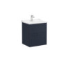 Koupelnová skříňka s umyvadlem VitrA Root 60x67x46 cm modrá mat ROOTC60BINTC