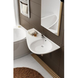 Umyvadlo Ravak Avocado 85x45 cm otvor pro baterii vlevo XJ1L1100000