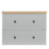 Koupelnová skříňka s deskou Naturel Forli 100x45x46 cm šedá mat FORLI100GMD