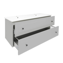 Koupelnová skříňka s umyvadlem Naturel Forli 120x45x46 cm šedá mat FORLI120GMU