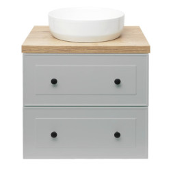 Koupelnová skříňka pod desku Naturel Forli 60x45x46 cm šedá mat FORLI60GMD