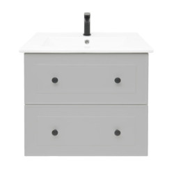 Koupelnová skříňka s umyvadlem Naturel Forli 60x45x46 cm šedá mat FORLI60GMU