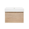 Koupelnová skříňka s umyvadlem Naturel Savona 58x43x44,8 cm dub halifax mat SAVONA60DHSAT