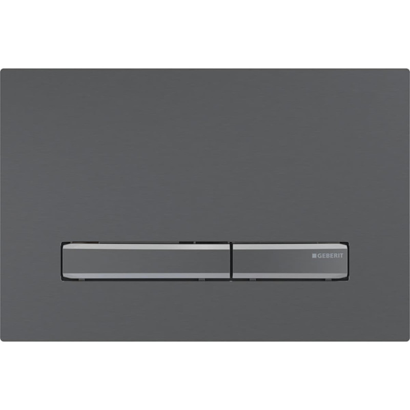 Ovládací tlačítko Geberit Sigma50 mosaz černý chrom 115.671.QD.2