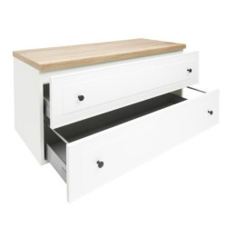 Koupelnová skříňka pod desku Naturel Forli 120x45x46 cm bílá lesk FORLI120BIDBEZ