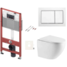 Závěsný wc set do lehkých stěn / předstěnová SAT SIKOTSTOR67400