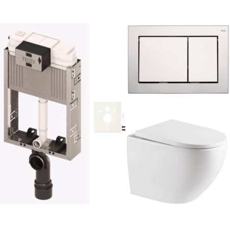 Závěsný wc set k zazdění  SAT SIKOTZTOR67CR