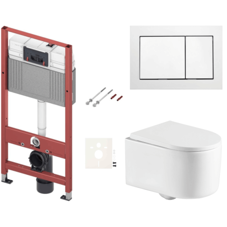 Závěsný wc set do lehkých stěn / předstěnová SAT SIKOTSTOR72400