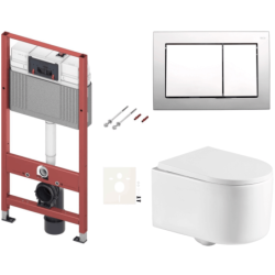 Závěsný wc set do lehkých stěn / předstěnová SAT SIKOTSTOR72412