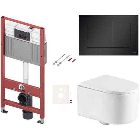 Závěsný wc set do lehkých stěn / předstěnová SAT SIKOTSTOR72414