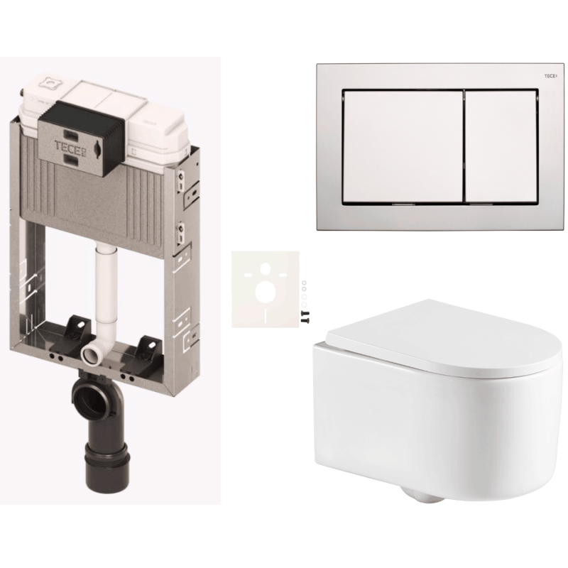 Závěsný wc set k zazdění  SAT SIKOTZTOR72CR