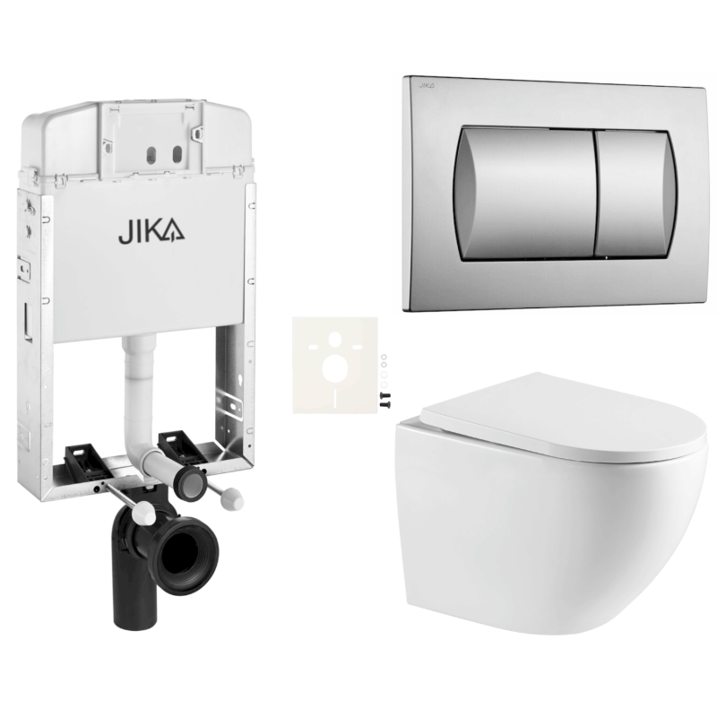 Závěsný wc set k zazdění  SAT SIKOJZTOR67CRM