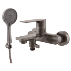Vanová baterie RAV SLEZÁK NIL se sprchovým setem 150 mm metal grey NL154.5/1MG