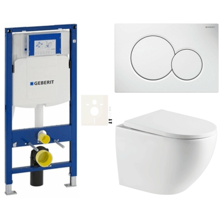 Závěsný wc set do lehkých stěn / předstěnová SAT SIKOGESTOR67S01