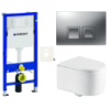 Závěsný wc set do lehkých stěn / předstěnová SAT SIKOGESTOR72D35