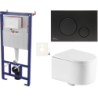 Závěsný wc set do lehkých stěn / předstěnová SAT SIKOSSREX7268K