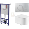 Závěsný wc set do lehkých stěn / předstěnová SAT SIKOSSREX7271K