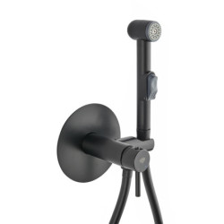 Bidetová baterie SAT včetně podomítkového tělesa černá SATBSPBKTC