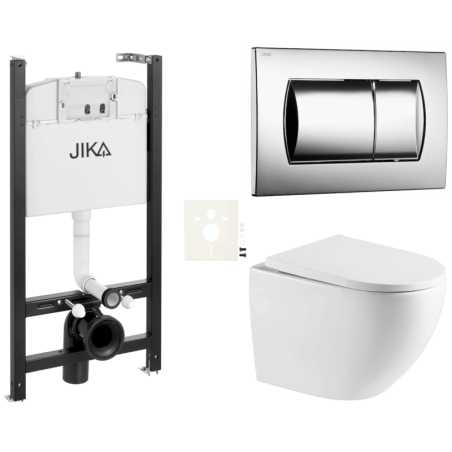 Závěsný wc set do lehkých stěn / předstěnová SAT SIKOJSREX67CR
