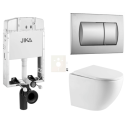 Závěsný wc set k zazdění  SAT SIKOJZREX67CRM