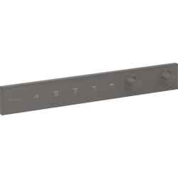 Sprchová a vanová baterie Hansgrohe RainSelect bez podomítkového tělesa kartáčovaný černý chrom 15384340