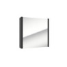 Zrcadlová skříňka SAT Delano 60x60 cm lamino černá DELANOG60C