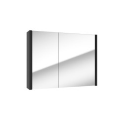 Zrcadlová skříňka SAT Delano 80x60 cm lamino černá DELANOG80C