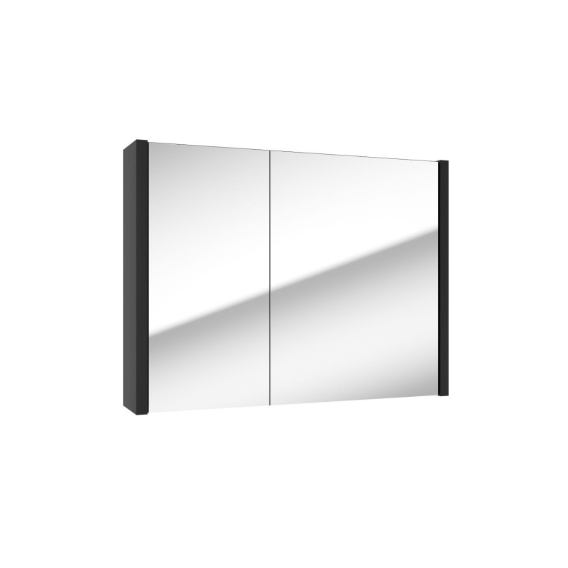 Zrcadlová skříňka SAT Delano 80x60 cm lamino černá DELANOG80C
