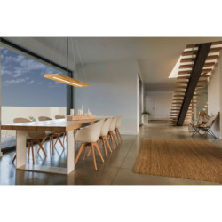 LED závěsné osvětlení Trio Brad dřevodekor TR 323710130