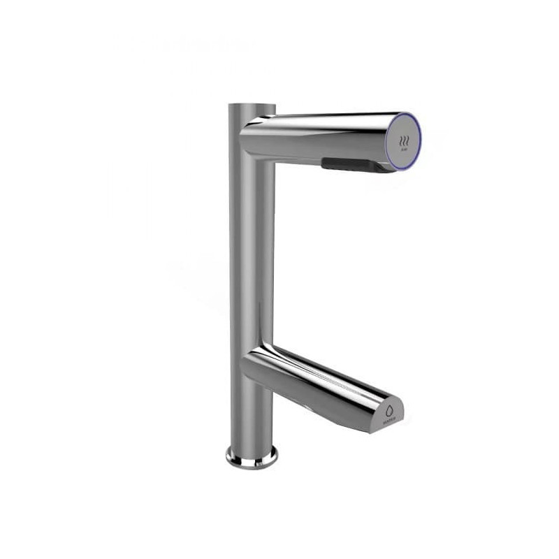 Senzorová umyvadlová baterie s osoušečem rukou Jet Dryer DUO 2v1 matný nerez 8596220010353