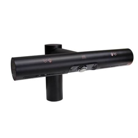 Umyvadlová baterie s osoušečem rukou Jet Dryer AIRTAP kulatá černý lak 8596220013408