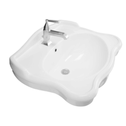Umyvadlo AXA Contea 48x64 cm bez otvoru pro baterii 0603101