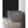 Wc závěsné AXA Glomp šedá mat zadní odpad 0201009
