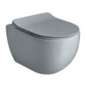 Wc závěsné AXA Glomp šedá mat zadní odpad 0201009