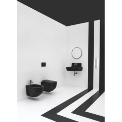 Wc závěsné AXA Jam černá mat zadní odpad 3312707