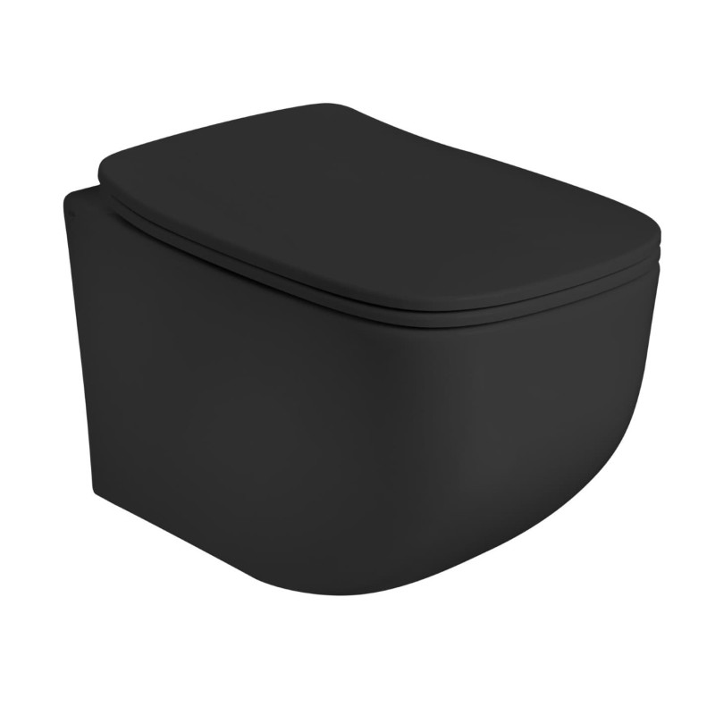 Wc závěsné AXA Jam černá mat zadní odpad 3312707