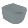 Wc závěsné AXA Eva šedá mat zadní odpad 8801009